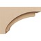 Ekena Millwork 5"W x 15"D x 10"H Classic Rivera Rough Cedar Woodgrain TimberThane Corbel, Primed Tan CORUR05X15X10RIVRCPR - alternate 4